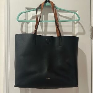 Jcrew Leather Reversible Tote!!!